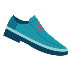 jeans shoes vector art illustration isolated white background