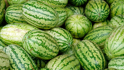 fresh water melon from a local farmes market