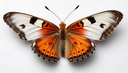 Fototapeta premium butterfly on a white background