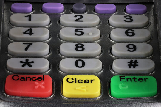 PIN pad of a payment terminal