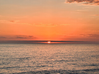 Naklejka premium California Beach Sunset 