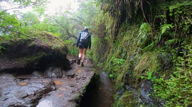 Water Path Hiking Girl - Sentiero dell'acqua escursionista