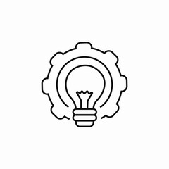 idea configuration bulb icon sign vector