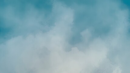 Obraz premium Soft sky-blue gradient, light to dark with cloud-like texture