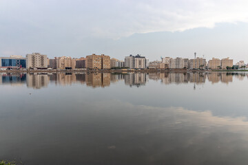 Lake Arbaeen in Jeddah, Saudi Arabia