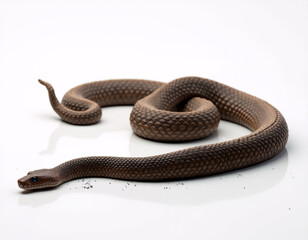 animal portrait on white background. Generative ai.