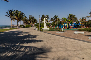 View of corniche promenade in Jeddah, Saudi Arabia