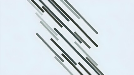 Gray diagonal lines with intersections and overlap on white background