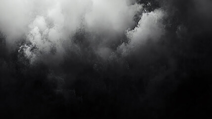 Dark storm clouds with dramatic lighting