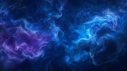 Deep blue smoke clouds with texture