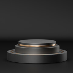 Black Friday Premium Podium Display - Luxury Sale Stage