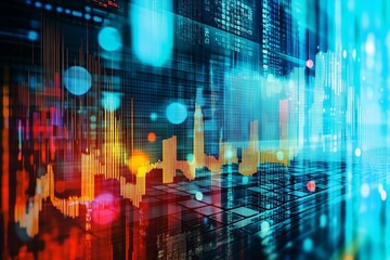 Abstract and futuristic business background