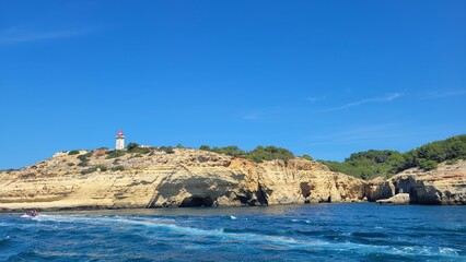 coastline with lighthouse 