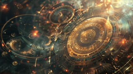 Quantum Currency Concept with Futuristic Design