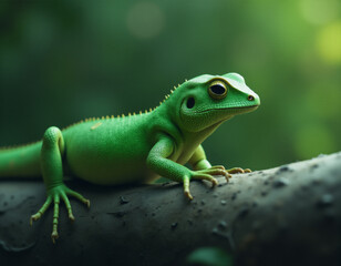 lizard concept. Generative ai.