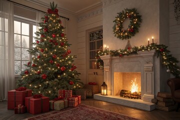 Interior Christmas Décor Trends for a Warm, Red-Themed Season