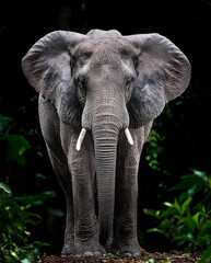 Fototapeta premium elephant in the jungle