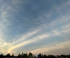 Fototapeta premium blue sky with clouds