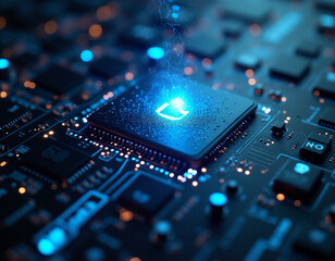 computer concept. Generative ai.