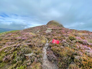 High mountains in Arran Scotland