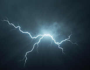 lightning concept. Generative ai.