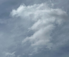 Obraz premium grey sky with clouds