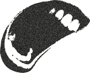 Scream Mouth Grunge Texture