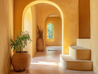 Fototapeta premium Serene Spanish Corridor