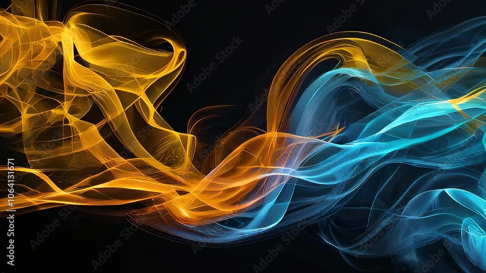 Aufkleber a mesmerizing journey through the colorful gradient light nebula in deep space