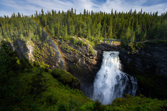 Hällingsåfallet Wasserfall, Schweden