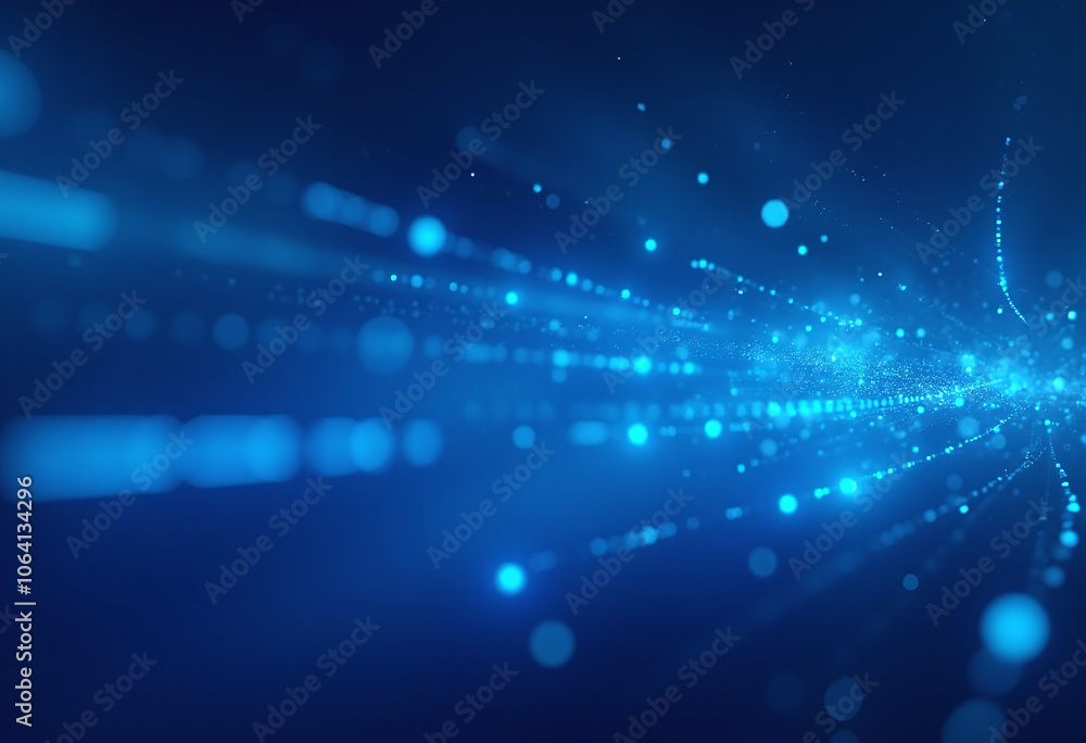 Poster blue abstract background futuristic technology concepts speeds cyber space network design
