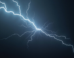 lightning concept. Generative ai.