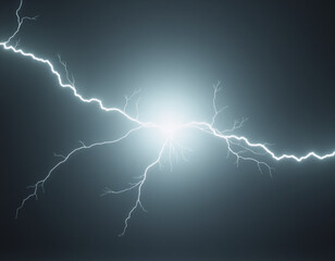 lightning concept. Generative ai.