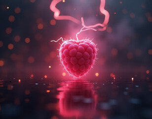 lightning concept. Generative ai.