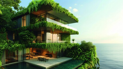 Obraz premium Magic enchanted summer jungle clearing illuminated by sunbeams.