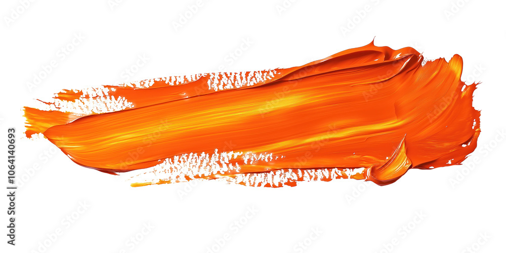 Poster vibrant orange line cuts across isolated background, creating movement and energy. bold, striking co