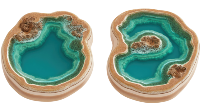 Beautiful Sandy Beaches and Turquoise Waters at a Tropical Location Generative AI