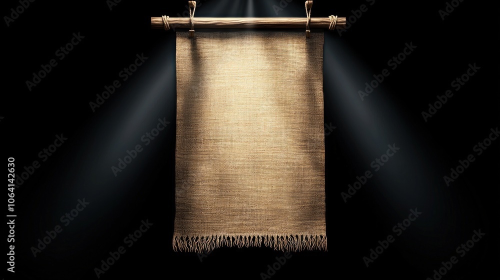 Poster create a stunning photorealistic mockup of a canvas banner with high-quality for effective visual pr