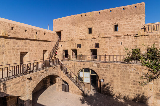 Courtyard of Tabuk castle, Saudi Arabia
