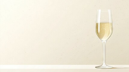   A glass of wine sits atop a table, beside a bottle and another glass of wine