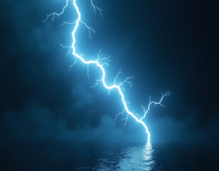 lightning concept. Generative ai.