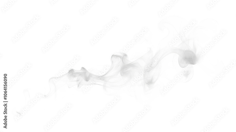 Fototapete dark gray smoke trail flows from top left to bottom right. wispy lines create movement and direction
