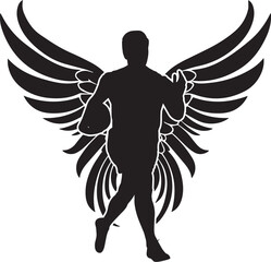 Rugby league football Player in Wings