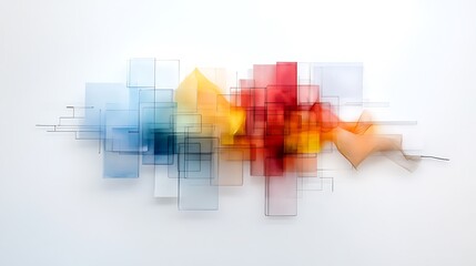 An artistic interpretation of circuitry and technological elements manipulated into a visually captivating design that embodies the idea of interconnectedness and communication in the digital age.