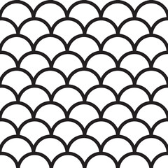 Fish Scale vector pattern