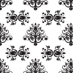 Damask  vector pattern
