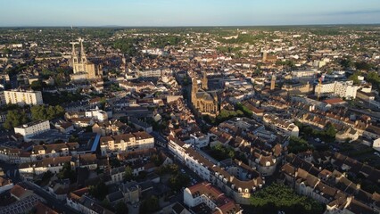 drone photo Moulins france europe