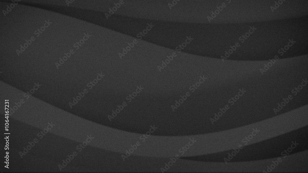 Wall mural dark gray gradient with smooth wave-like patterns and a subtle grainy texture, perfect for modern 4k