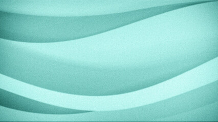 Soft teal gradient background with flowing, wavy lines and a fine grainy texture. This abstract 4K image is perfect for contemporary design themes, providing a calm, refreshing backdrop