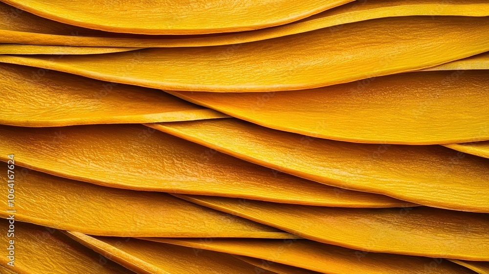 Poster   A sharp focus of golden foliage on a pristine backdrop with a centered ebony device